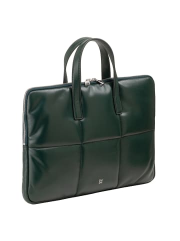 DuDu Togean Laptoptasche Leder 36 cm in mangrove