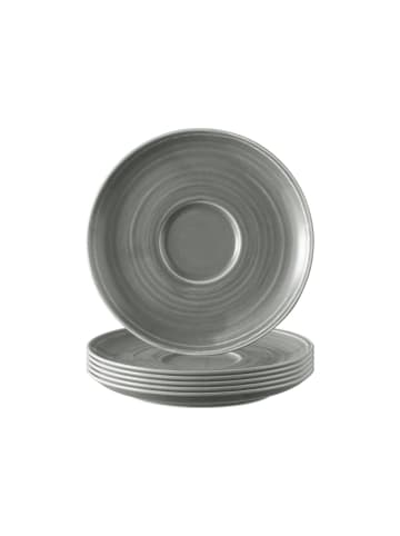 Seltmann Weiden 6er Set Kombi-Untertassen Terra ø 16,1 cm in Perlgrau