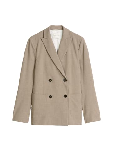 Marc O'Polo Doppelreiher Blazer slim in Chalky Brown Melange
