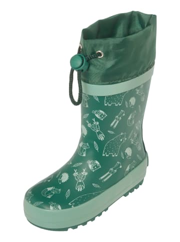 Playshoes Gummistiefel Waldtiere in petrol