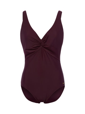 LASCANA Badeanzug in aubergine - 0001