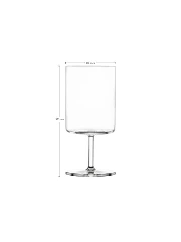 4er Set Wassergläser Modo in Transparent 179 ml