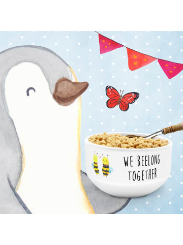 Mr. & Mrs. Panda dessertschale Biene Verliebt mit Spruch in Weiß