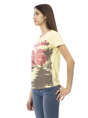 Trussardi Action Gelb Baumwolle Damen T-Shirt