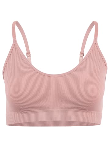 Yenita® Bustier Ribbed Collection - Bra in Altrosa