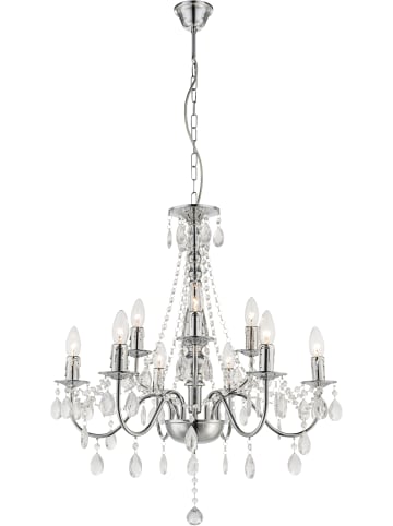Globo lighting Luster "WILLIAM" in silver