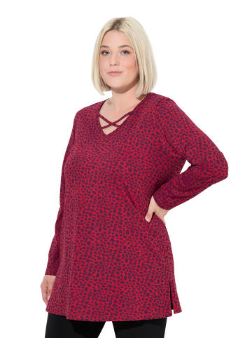 Ulla Popken Longshirt in rubinrot