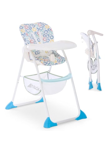Hauck Hochstuhl Sit n Fold - Circles Multi in bunt,blau