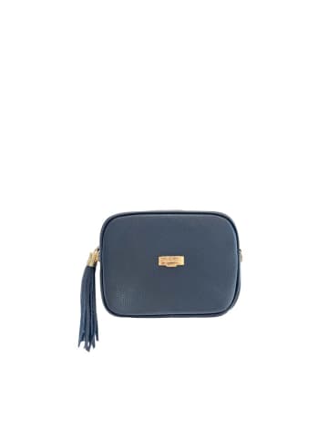Baldinini Trend Blau Leder Damen Umhänge- Tasche
