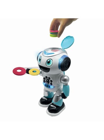 LEXIBOOK® POWERMAN® Programmierbarer Roboter mit Geschichten & Quiz (DE)