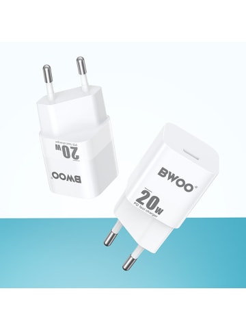 Wisam BWOO CDA155 PD Wandladegerät 1x USB-C-Anschluss 1A 20W weiß