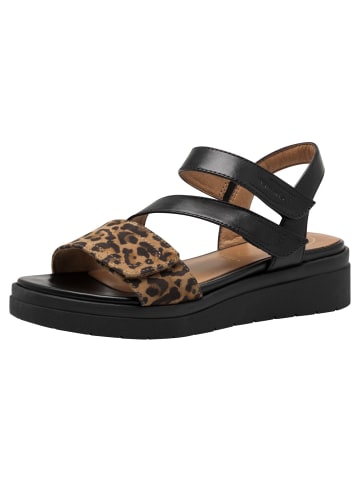 Tamaris WIDE FIT Sandalette in BLACK/LEO