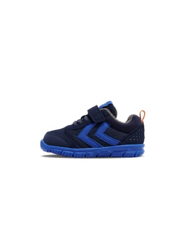 Hummel Klettverschluss Stiefel Crosslite Winter Lebensstil Kinder in BLUE/ORANGE
