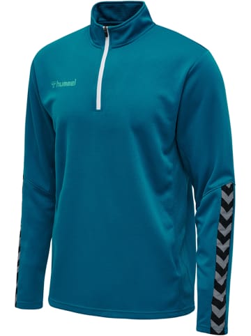 Hummel Halbreißverschluss Sweatshirt Hmlauthentic Kinder in CELESTIAL