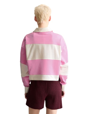 Marc O'Polo DENIM Rugby-Sweatshirt relaxed in Light Pink