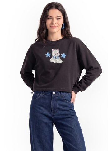 myMo Women Sweatshirt in Black