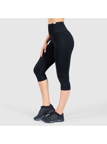 SMILODOX Capri Leggings Bloom in Schwarz