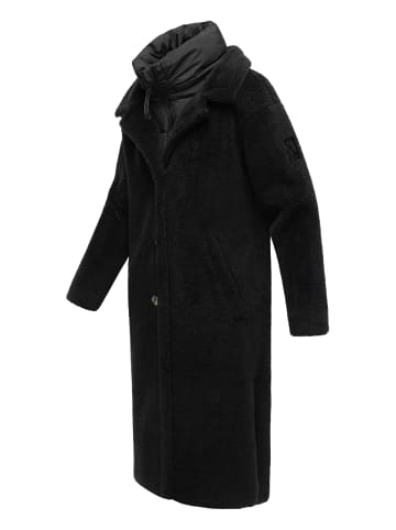 Navahoo Wintermantel Teddyzauber 14 in Black