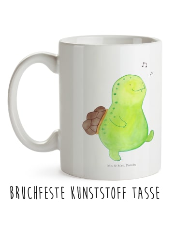 Mr. & Mrs. Panda Haferl Schildkröte Pfeifen ohne Spruch in Weiß