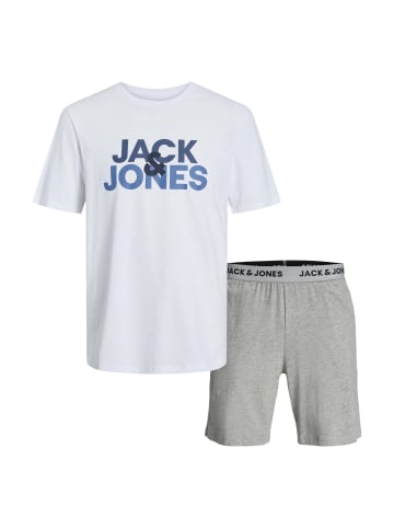 Jack & Jones Set T-Shirt und Shorts 'Jacula' in weiß