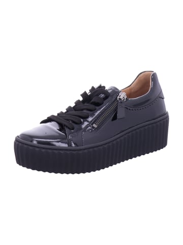 Gabor Plateau Schnürschuhe in Schwarz