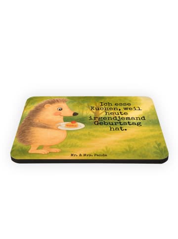 Mr. & Mrs. Panda magnet Igel Kuchenstück Design mit Spruch in Weiß