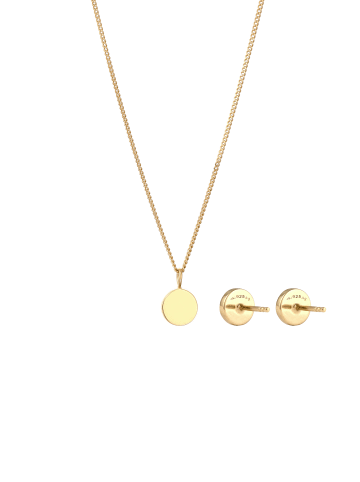 Elli Schmuckset 925 Sterling Silber in Gold