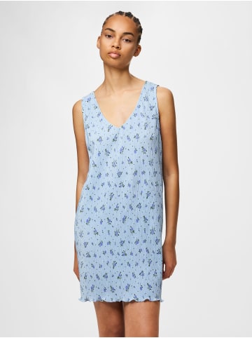 Pieces Midikleid in Cashmere Blue
