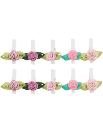 Rico Design Nonbook - Clips Röschen, Mix