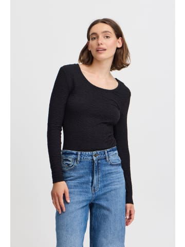 b.young Shirttop BYPOLI LS TSHIRT - 20815316 modisches Shirttop in Schwarz