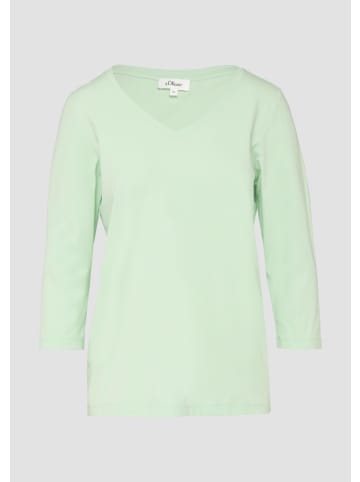 s.Oliver T-Shirt in 6505_ozeangrün