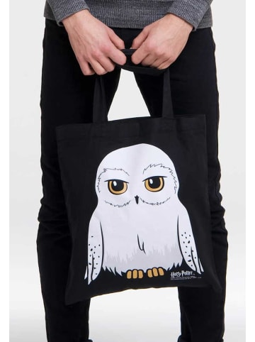 Logoshirt Baumwolltasche Harry Potter - Hedwig in schwarz