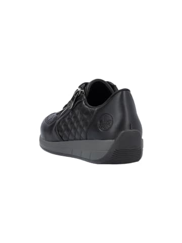 rieker Sneakers aus Leder Schwarz