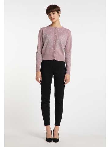 myMo at night Damen Strickjacke in Mauve Silber