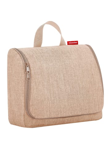 Reisenthel cosmetics toiletbag XL - Kulturbeutel 28 cm (leo vanilla) in twist coffee