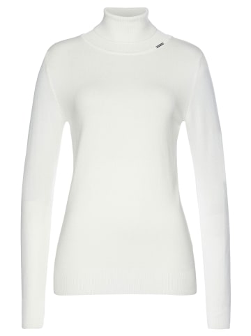 Bruno Banani Rollkragenpullover in wollweiß