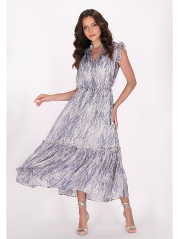 faina Damen Kleid in Blau Mehrfarbig