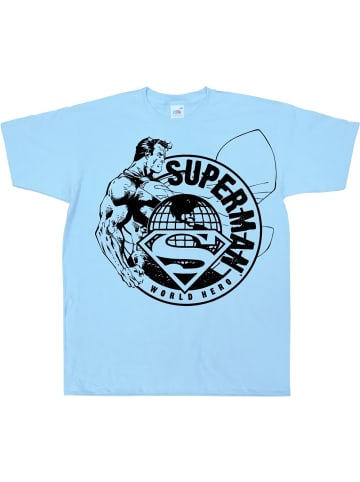 Superman T-Shirt in Blau