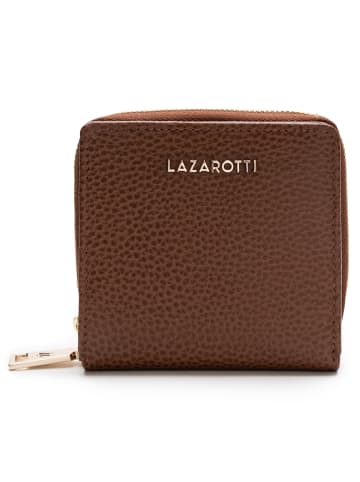 Lazarotti Bologna Leather Geldbörse Leder 10 cm in brown