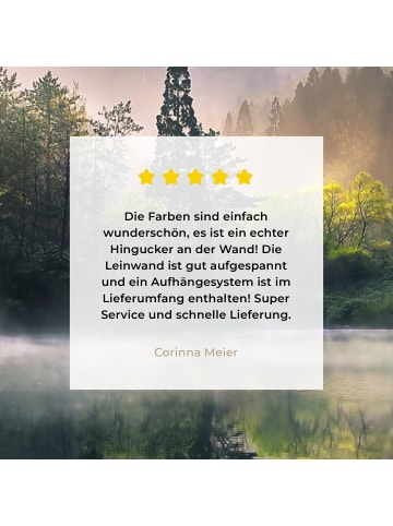 MuchoWow Leinwand bilder See (BxH)
