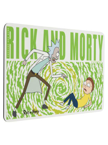 Rick and Morty Rick and Morty Brettchen Frühstücksbrettchen Schneidebrettchen in weiß