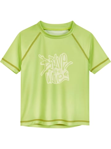 Playshoes UV-Schutz Bade-Shirt 1/2-Arm Wave in grün