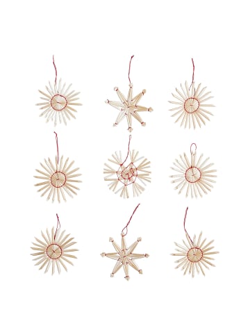 Butlers Strohsterne X-MAS in Beige