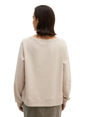 Marc O'Polo Sweatshirt relaxed garment-dyed in Natural