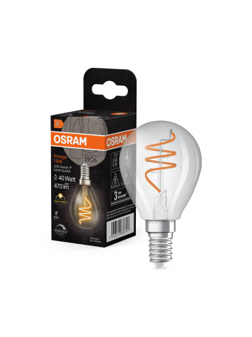Osram OSRAM Vintage 1906 Classic Ist Eine Warmweiße, Dimmbare LED-Lampe In