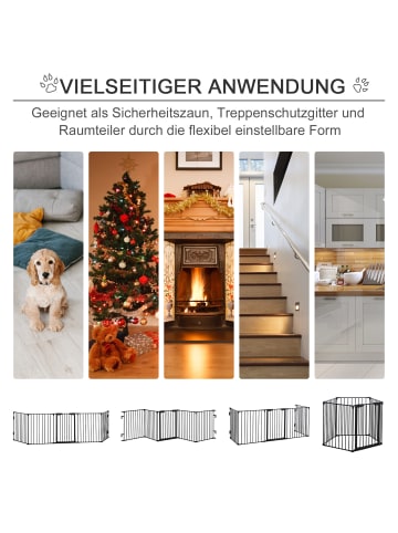 Pawhut Absperrgitter 300L x 3B x 74,5H cm