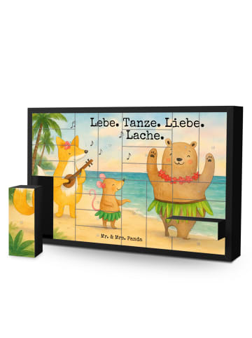 Mr. & Mrs. Panda Adventskalender Waldtiere Aloha Design mit Spruch in Weiß