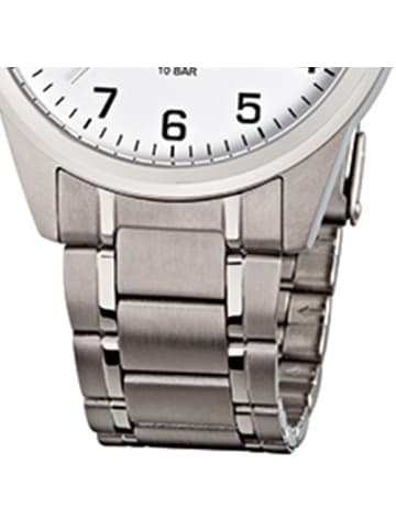 Regent Armbanduhr Regent Titan-Uhren silber groß (ca. 40mm)