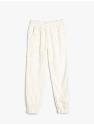 KOTON Sweathose in Ekru