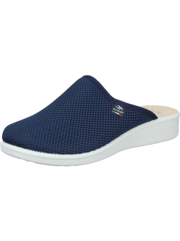 FlyFlot Clogs ohne Absatz, Pantoffeln, Komfort-Pantoletten in blau